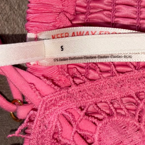 ANTHROPOLOGIE The Viviette Lace Bra Top - Pink - Picture 10 of 10